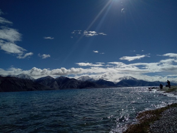 Office trip to Pangong