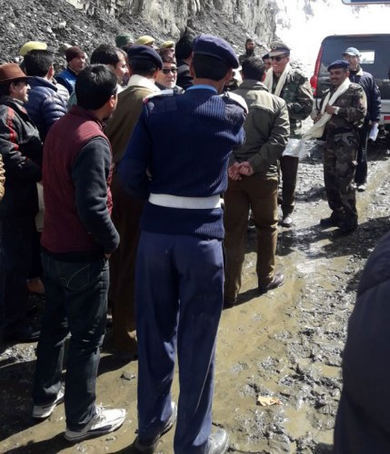 The Leh Srinagar road is finally unofficially opened