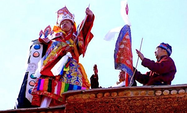 Oracles at Stok Guru Tsechu major attraction on Day 2 of Ladakh Winter Conclave