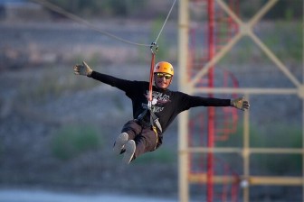 Zipline Ride at Desert Himalaya Adv Park, Nubra