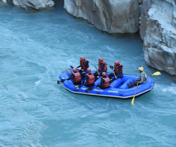 Chilling to Sangam Rafting